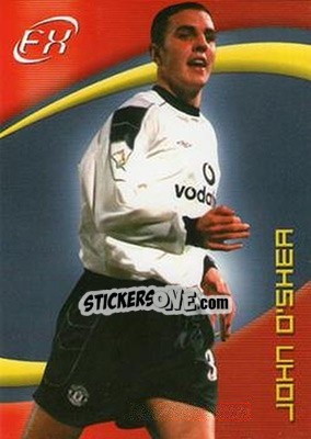 Sticker John O'Shea - Manchester United FX 2001 n. 26 - Futera