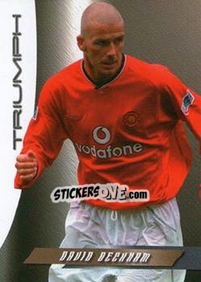 Figurina David Beckham - Manchester United FX 2001 - Futera