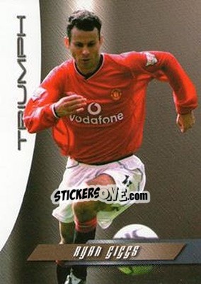 Sticker Ryan Giggs - Manchester United FX 2001 - Futera