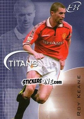 Cromo Roy Keane - Manchester United FX 2001 - Futera