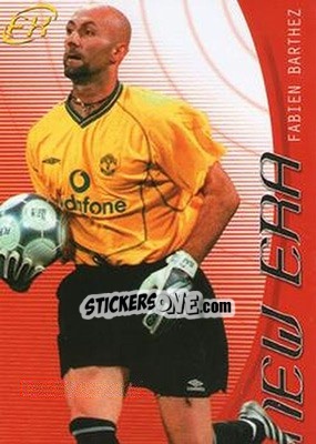 Cromo Fabien Barthez - Manchester United FX 2001 - Futera