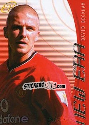 Sticker David Beckham - Manchester United FX 2001 n. 35 - Futera