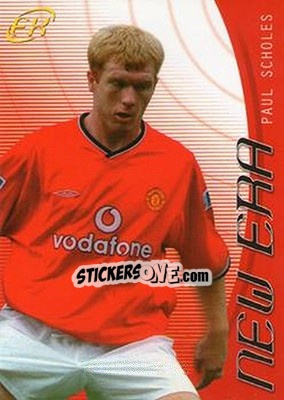 Sticker Paul Scholes - Manchester United FX 2001 n. 37 - Futera