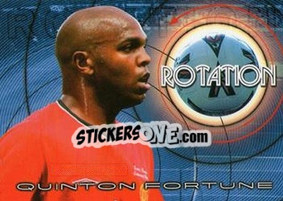 Figurina Quinton Fortune - Manchester United FX 2001 n. 40 - Futera