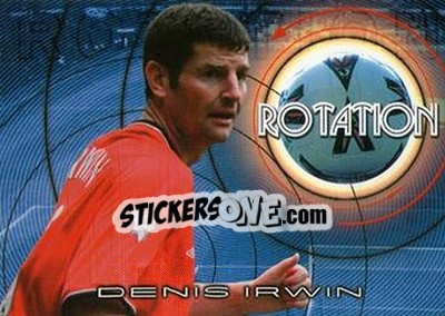 Cromo Denis Irwin - Manchester United FX 2001 - Futera