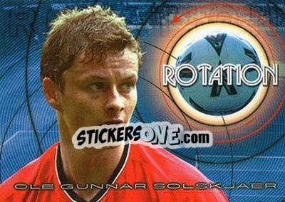 Sticker Ole Gunnar Solskjaer - Manchester United FX 2001 n. 43 - Futera