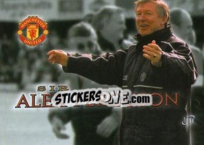 Sticker Sir Alex Ferguson - Manchester United FX 2001 n. 48 - Futera
