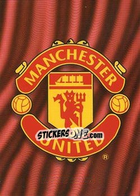 Figurina Emblem - Manchester United FX 2001 - Futera