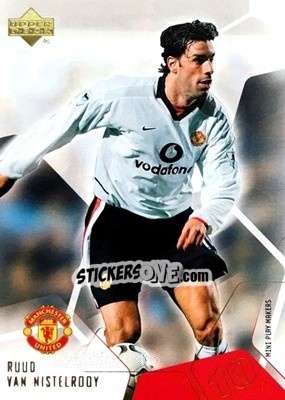Sticker Ruud van Nistelrooy - Manchester United Mini Playmakers 2003 n. 10 - Upper Deck