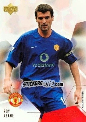 Sticker Roy Keane - Manchester United Mini Playmakers 2003 - Upper Deck