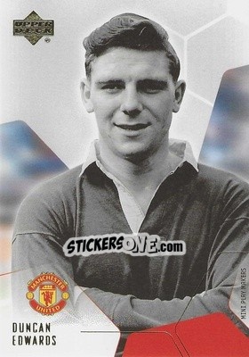 Sticker Duncan Edwards - Manchester United Mini Playmakers 2003 - Upper Deck