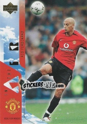 Sticker Rio Ferdinand - Manchester United Mini Playmakers 2003 - Upper Deck