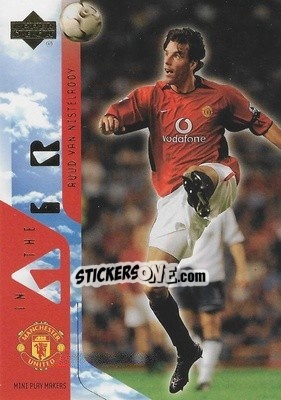 Sticker Ruud van Nistelrooy - Manchester United Mini Playmakers 2003 - Upper Deck