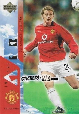 Sticker Ole Gunnar Solskjaer - Manchester United Mini Playmakers 2003 n. 44 - Upper Deck