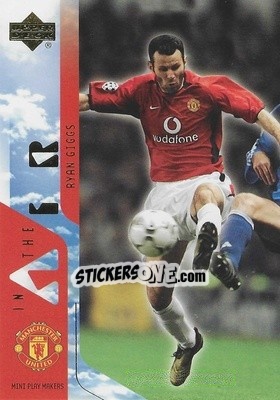 Sticker Ryan Giggs - Manchester United Mini Playmakers 2003 n. 47 - Upper Deck