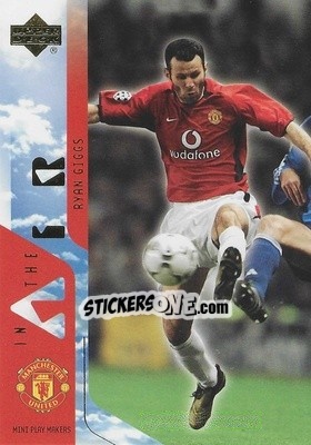 Sticker Ryan Giggs - Manchester United Mini Playmakers 2003 - Upper Deck