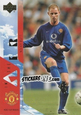 Sticker Nicky Butt - Manchester United Mini Playmakers 2003 n. 50 - Upper Deck
