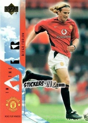 Sticker Diego Forlan - Manchester United Mini Playmakers 2003 n. 51 - Upper Deck