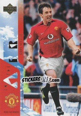 Sticker Gary Neville - Manchester United Mini Playmakers 2003 n. 54 - Upper Deck