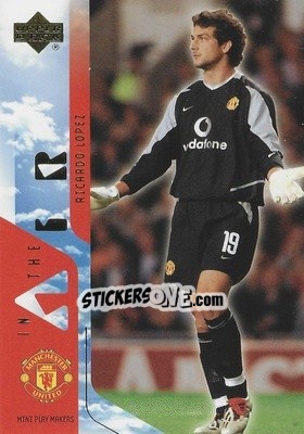 Sticker Ricardo Lopez - Manchester United Mini Playmakers 2003 - Upper Deck