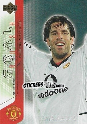 Sticker Ruud van Nistelrooy - Manchester United Mini Playmakers 2003 - Upper Deck