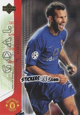 Sticker Ryan Giggs - Manchester United Mini Playmakers 2003 - Upper Deck