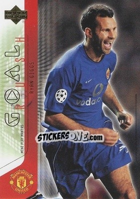 Sticker Ryan Giggs - Manchester United Mini Playmakers 2003 n. 70 - Upper Deck