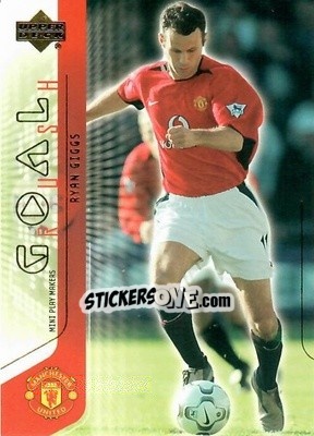 Sticker Ryan Giggs - Manchester United Mini Playmakers 2003 n. 71 - Upper Deck