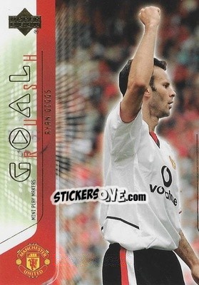 Sticker Ryan Giggs - Manchester United Mini Playmakers 2003 n. 72 - Upper Deck