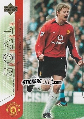 Sticker Ole Gunnar Solskjaer - Manchester United Mini Playmakers 2003 n. 73 - Upper Deck