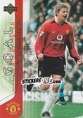 Cromo Ole Gunnar Solskjaer - Manchester United Mini Playmakers 2003 - Upper Deck