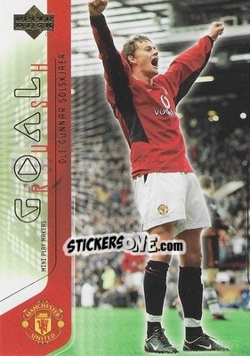Sticker Ole Gunnar Solskjaer - Manchester United Mini Playmakers 2003 n. 74 - Upper Deck