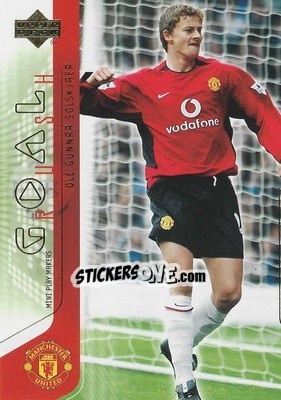 Sticker Ole Gunnar Solskjaer - Manchester United Mini Playmakers 2003 n. 75 - Upper Deck