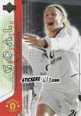 Cromo Diego Forlan - Manchester United Mini Playmakers 2003 - Upper Deck