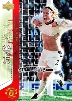 Cromo Diego Forlan - Manchester United Mini Playmakers 2003 - Upper Deck