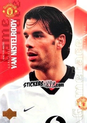 Sticker Ruud van Nistelrooy - Manchester United Mini Playmakers 2003 n. 81 - Upper Deck