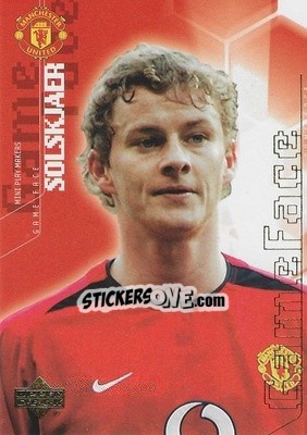 Sticker Ole Gunnar Solskjaer - Manchester United Mini Playmakers 2003 - Upper Deck