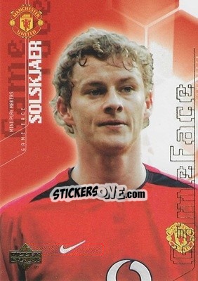 Sticker Ole Gunnar Solskjaer - Manchester United Mini Playmakers 2003 n. 82 - Upper Deck