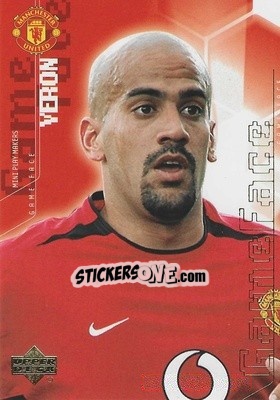 Sticker Juan Sebastian Veron - Manchester United Mini Playmakers 2003 - Upper Deck