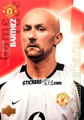Cromo Fabien Barthez - Manchester United Mini Playmakers 2003 - Upper Deck