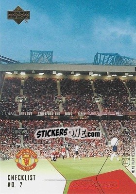 Sticker Checklist 2 (51-100) - Manchester United Mini Playmakers 2003 n. 100 - Upper Deck
