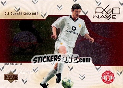 Sticker Ole Gunnar Solskjaer - Manchester United Mini Playmakers 2003 - Upper Deck
