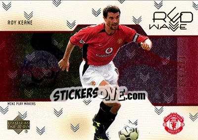 Sticker Roy Keane - Manchester United Mini Playmakers 2003 - Upper Deck