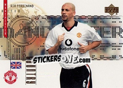 Sticker Rio Ferdinand - Manchester United Mini Playmakers 2003 n. CC2 - Upper Deck
