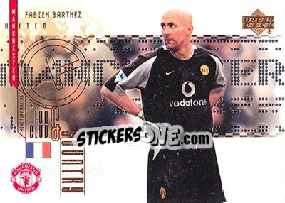 Cromo Fabien Barthez - Manchester United Mini Playmakers 2003 - Upper Deck