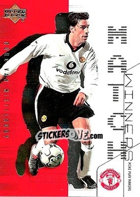 Sticker Ruud van Nistelrooy - Manchester United Mini Playmakers 2003 n. MW1 - Upper Deck