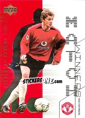 Sticker Ole Gunnar Solskjaer - Manchester United Mini Playmakers 2003 - Upper Deck