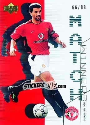 Sticker Roy Keane - Manchester United Mini Playmakers 2003 - Upper Deck