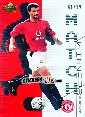 Sticker Roy Keane - Manchester United Mini Playmakers 2003 n. MW5g - Upper Deck