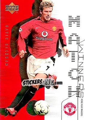 Cromo David Beckham - Manchester United Mini Playmakers 2003 - Upper Deck